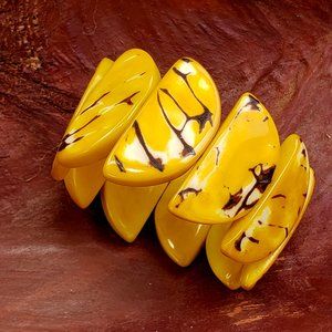 YELLOW ORGANIC CAMILA BRACELET